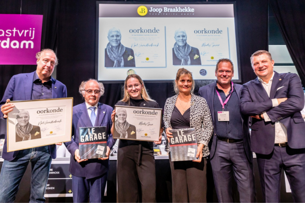 Joop Braakhekke Hospitality Award uitreiking